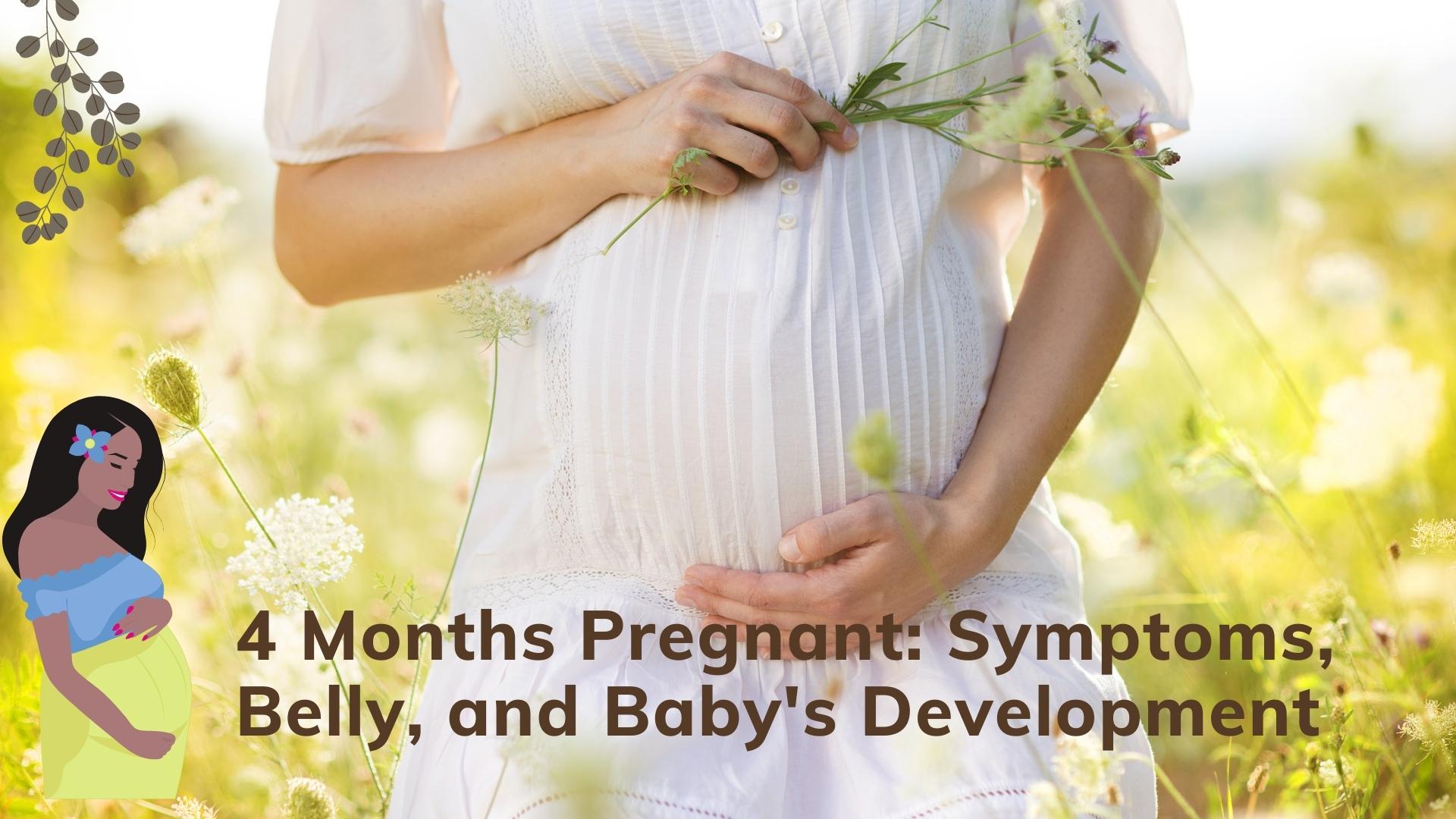 4 Months Pregnant Symptoms, Belly, and Baby's Development