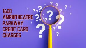 1600 Amphitheatre Parkway Credit Card Charges