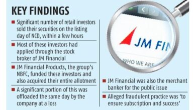 Sebi bars JM Financial from acting as lead manager of debt issue